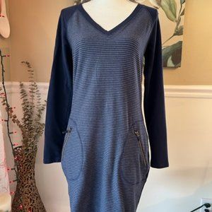 Athleta Sweater Dress Navy Blue Sz S